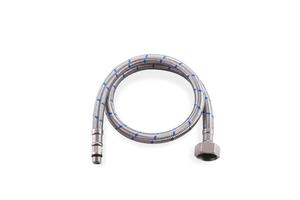 Tuyau de douche moderne <span class=keywords><strong>flexible</strong></span> en acier inoxydable tressé <span class=keywords><strong>avec</strong></span> écrou en laiton chromé pour <span class=keywords><strong>robinet</strong></span> de salle de bain et de cuisine, garantie de 3 ans - Product Image 6