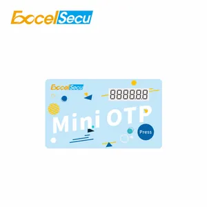 Mini smart card One time password OTP display card e token