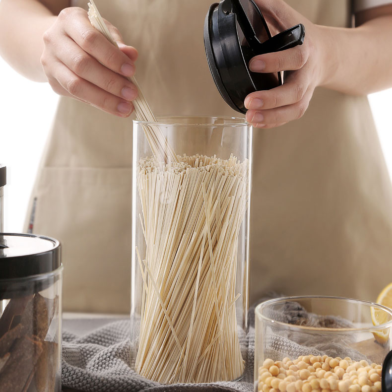 Glass Storage Jar Heat-resistant Glass Jar Glass Containers For Storing Food