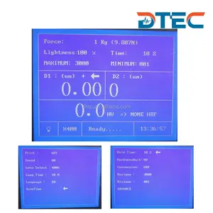 Digital Hardness Tester Price DTEC HV-1000A Digital Auto Turret Large Screen Micro Vickers Hardness Tester Desktop Type For Metal Hardness Test In Laboratory