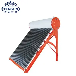 Guangzhou Solar Vacuümbuis Zonnepaneel Boiler Voor Thuis Zonnestelsel En Warmtepomp Verwarming Project 250L