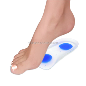 Semelles en silicone, soutien de la voûte plantaire, inserts orthopédiques en silicone pour chaussures, talonnettes, 3/4, soulagement de la douleur, fasciite plantaire - Product Image 6