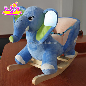 Nuovi prodotti del bambino divertente zebra animale con la musica a dondolo di legno cavallo per 3 anni di età W16D103 - Product Image 6