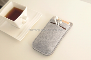 Thời Trang Kích Thước Nhỏ Len Cảm Thấy Túi Di Động/Trường Hợp Di Động/Túi Thẻ - Product Image 3