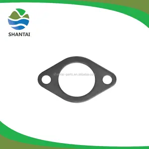 Động Cơ Diesel Máy Phát Điện Muffler Xả Hình Bầu Dục Xả Mặt Bích Gasket