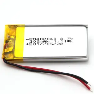 Kc Lipo 0402040 Kleine Size Li-Polymeer Oplaadbare Batterij 402040 3.7V 300Mah