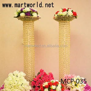 하이 퀄리티 LED 원격 제어 꽃 도매 (MCP-035) 에 대 한 결혼식 장식을 대 한 스탠드