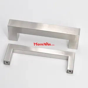 304 Brushed Stainless Steel 201 Square Bar Pull Cabinet Handle