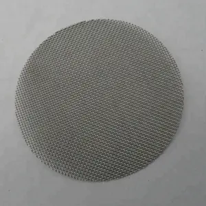 Micro filtro redondo de malha de aço inoxidável, filtro em formato de malha