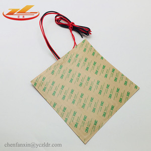 लचीला 12 v 24 v सिलिकॉन गर्मी 3d बिस्तर <span class=keywords><strong>250mm</strong></span> के लिए प्रिंटर
