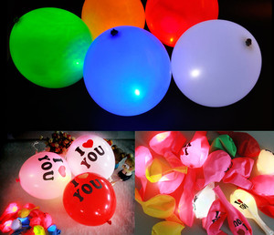 بالون إضاءة LED متغير الألوان للزينة في الحفلات مع مقبض - Product Image 2
