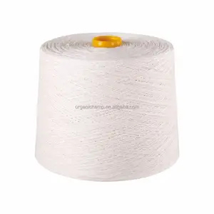 Supply OCS Certified 55%hemp/45%organic Cotton Yarn 7S For Weaving And Knitting