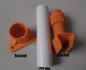 Sàn Gỗ Nhựa Cho Gia Cầm/Gà/Vịt/Ngỗng Có Lỗ Lớn: 2.2*2Cm (Dài: 0.5 M * Rộng: 0.5 M * Dày: 0.04M)-Loại 0025 - Product Image 4