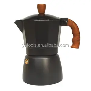 Yongkang Aluminium ofen schwarz kocht Kaffee Espresso maschine