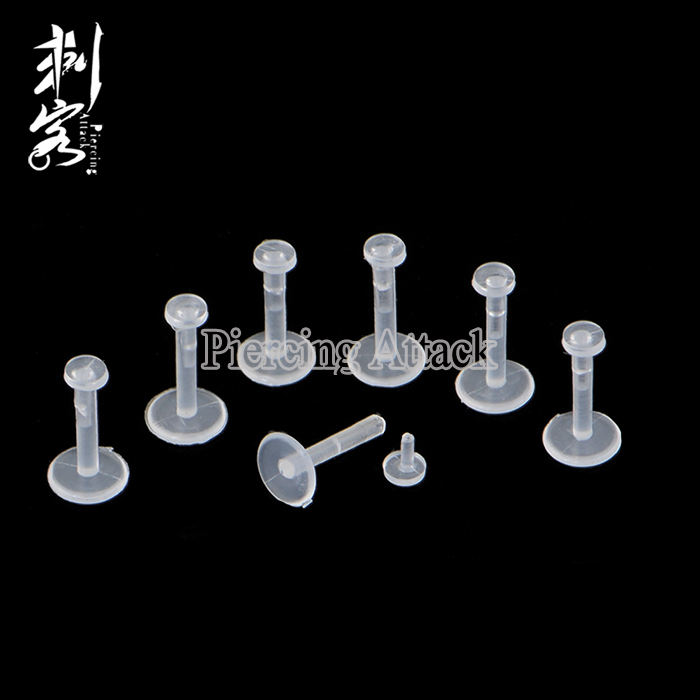 Bioplast Lip Rings Flexible Hypoallergenic Studs for Men Women