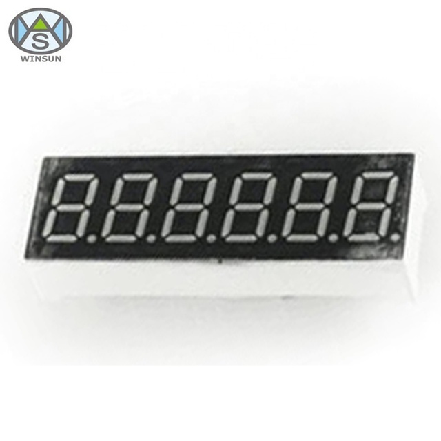 0.3 Inch Six / 6 Digital High Red 7 Segment LED Display for Medical Equipment
