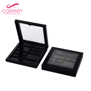Populair Ontwerp CP03-2007 Nieuw Product Handel Oogschaduw Palet Poeder Box Blush Container Lege Oogschaduw Doos Met Spiegel