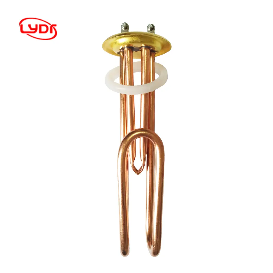 Customized Stainless Steel and Copper Electric Heating Tube For Water Heater with ROHS certificate