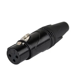 Jack de áudio xlr199 rqsonic, conector macho e fêmea rj45