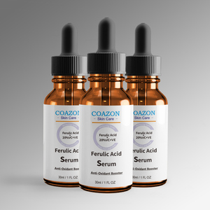 Sérum de ácido ferúlico para el rostro, vitamina <span class=keywords><strong>CE</strong></span> + 20%, para el brillo Facial, manchas oscuras, antiarrugas, 30ml, OEM/ODM - Product Image 4