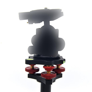 Placa de Cabezal de Trípode de Nivelación de Precisión LP-64 con Tornillo de Montaje de 3/8\", 3 Dial de Ajuste para Trípode de Cámara - Product Image 6