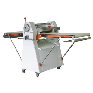 Rouleau <span class=keywords><strong>de</strong></span> pâte <span class=keywords><strong>de</strong></span> <span class=keywords><strong>cuisine</strong></span> électrique en acier inoxydable, équipement <span class=keywords><strong>de</strong></span> boulanger - Product Image 1