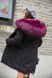 Cappotto in pelliccia sintetica <span class=keywords><strong>donna</strong></span> <span class=keywords><strong>abbigliamento</strong></span> invernale bianco nero per <span class=keywords><strong>donna</strong></span> giacca lunga pelliccia con cappuccio - Product Image 3