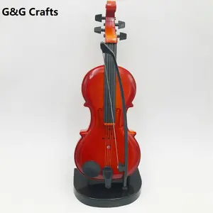 Недорогая пластиковая музыкальная шкатулка для скрипки, музыкальные игрушки для детей