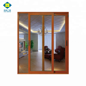 Puertas Corredizas Modernas de Diseño Comercial con Marco de Aluminio con Recubrimiento en Polvo y Triple o Doble Vidrio - Product Image 4