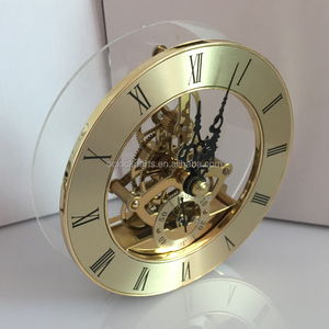 113mm Gold Color Transparent <strong>Clock</strong> <strong>Movement</strong> <strong>Inserts</strong> - Product Image 2