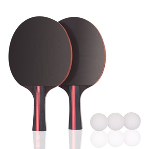 Chuyên Nghiệp Ping Pong <span class=keywords><strong>Paddle</strong></span> Đào Tạo Tiên Tiến Table Tennis Vợt Với Carry Trường Hợp, 7 Ply Lưỡi Gỗ Với Tay Cầm Dài - Product Image 1