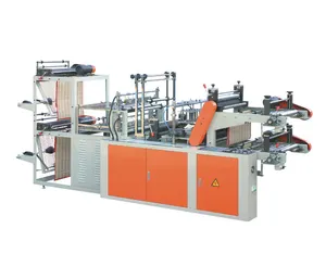 garbage rubbish vest T shirt plastic bag making machine