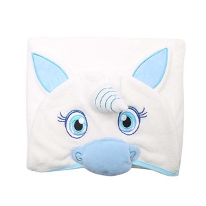 Suave de bambú orgánico 500gsm Rosa <span class=keywords><strong>unicornio</strong></span> bebé niña con capucha de <span class=keywords><strong>toalla</strong></span> con capucha 100% algodón de Bambú - Product Image 5
