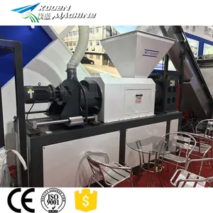 KOOEN recycling Plastic cutting dryer squeezer machine