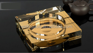 Grands <span class=keywords><strong>cendrier</strong></span> en verre/cristal personnalisé, haute qualité, livraison gratuite, Offre Spéciale - Product Image 3