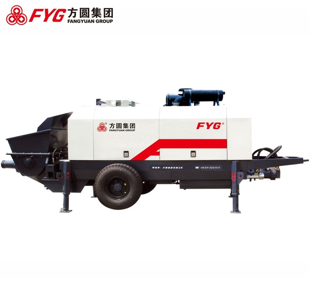 HBTS60-13-90 Factory Price Easy Operation Stationary Mortar Concrete Pump Car Mortar Pump