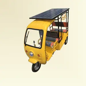 Yeni Tasarım 3 tekerlekli araç elektrikli/benzinli yolcu üç tekerlekli bisiklet güneş panelleri 360/300 w