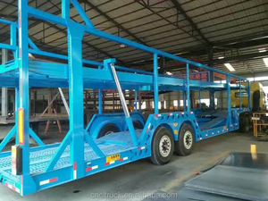 Alta calidad china doble pisos 8 unidades sedanes 2/3 ejes de transporte de coches semi remolque - Product Image 6