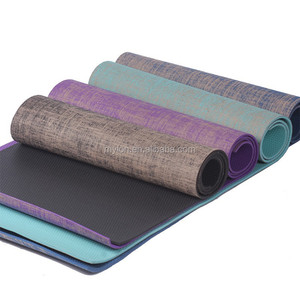 Cao su tự nhiên đay Yoga Mat/sinh thái đay Yoga thảm/Fancy đay Yoga thảm