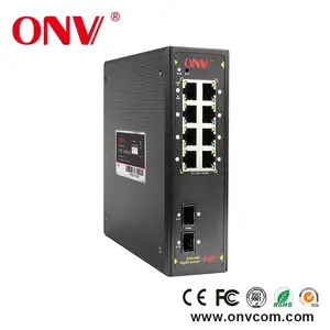 智能 POE 交换机 10/100 Mbps 8 端口 120 W 网络交换机集线器用于 IP 摄像机/IP 电话/无线在英国的 AP 热