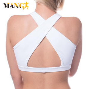 Ad alto Impatto Delle Donne di Fitness Tank Top Palestra di Allenamento di Nylon Della Maglia Dei Vestiti di Sport Del Reggiseno - Product Image 3