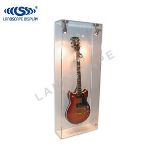 Angepasst acryl gitarre <span class=keywords><strong>display</strong></span> fall mit lichter/plexiglas gitarre <span class=keywords><strong>display</strong></span> schaufenster - Product Image 1