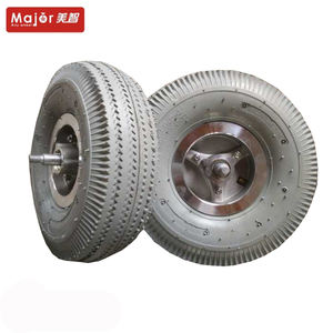 Fabricant vente grande marque 260x85 roulement de clavette <span class=keywords><strong>gonflable</strong></span> 10 pouces en caoutchouc pneumatique <span class=keywords><strong>roue</strong></span> de fauteuil roulant électrique 3 mois - Product Image 3