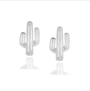 EM1064 Dainty Mini Placcato Oro Aereo <span class=keywords><strong>Cactus</strong></span> Dog Paw Print Ananas Della Vite Prigioniera <span class=keywords><strong>Orecchini</strong></span> per Le Donne Ragazze - Product Image 5