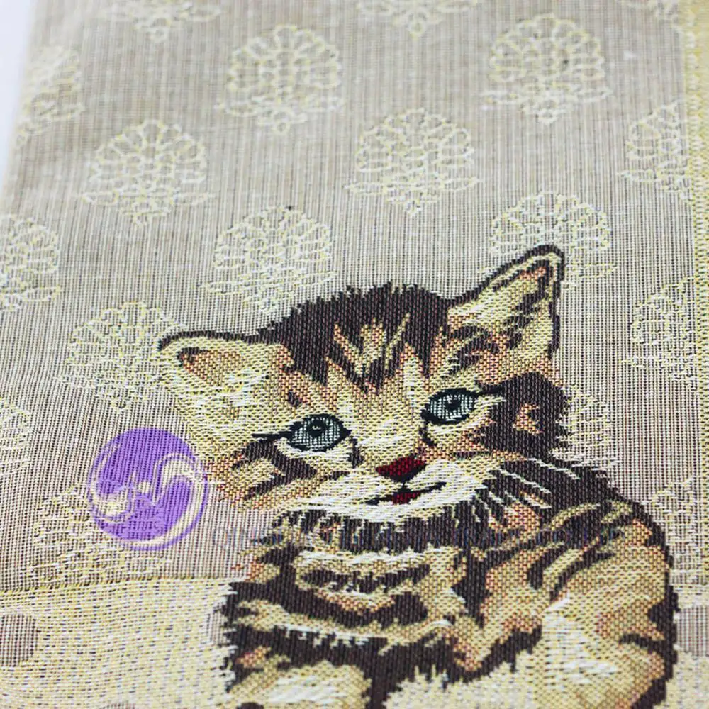 Taille et Logo personnalisé, serviette à thé avec des chats, de Style japonais, en stock