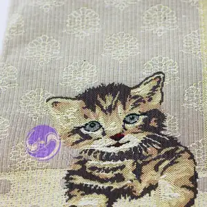 ผ้าขนหนูชาแมวสไตล์ญี่ปุ่นโลโก้และขนาดที่กำหนดเอง