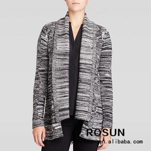 Femme pull <span class=keywords><strong>col</strong></span> <span class=keywords><strong>bateau</strong></span> design coffre ouvert d'épaisseur. <span class=keywords><strong>chandail</strong></span> tricoté cardigan - Product Image 1