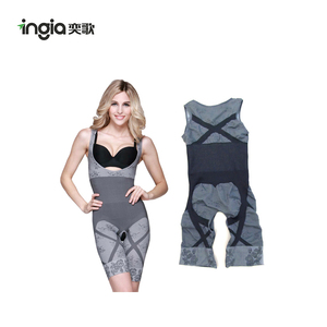 Bas <span class=keywords><strong>Prix</strong></span> Bonne Qualité Femmes Fiber de Bambou Shapewear Sexy <span class=keywords><strong>Body</strong></span> - Product Image 3