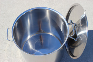 <span class=keywords><strong>40cm</strong></span> Grande sauce seau 50 Litres épaissi droite en acier inoxydable marmite/marmite/soupe seau - Product Image 3