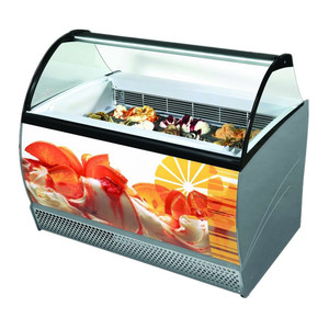 Congelador Refrigerador para Helados de 12 Recipientes, Nuevo Diseño 2018, para Tienda de <span class=keywords><strong>Gelato</strong></span> - Product Image 1